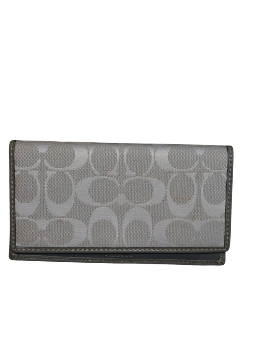 Coach Signature Checkbook Cover Wallet Insert